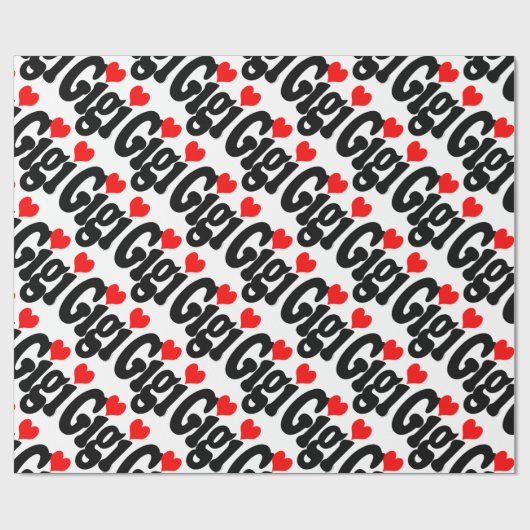 Gigi Wrapping Paper Geschenkpapier (Flach)