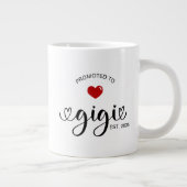 Gigi wurde zur Großmutter ernannt Geschenk Jumbo-Tasse (Rechts)