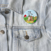 Gigi zu Boys Babydusche Button (Beispiel)