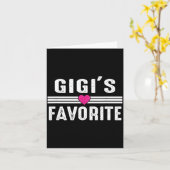 Gigi's Favorite  Karte (Gelbe Blume)