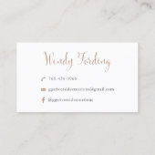 Gigis Flussufer-Kreationen Visitenkarte (Rückseite)