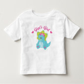 Gigis Girl Dinosaur Kleinkind T-shirt (Vorderseite)