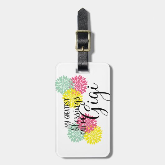 Gigis Segen Gepäckanhänger (Vorderseite vertikal)