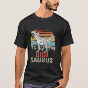 Gigisaurus T Rex Gigi Saurus Family Matching Dinos T-Shirt