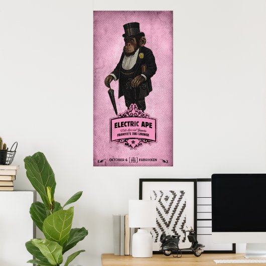 Gigposter - Elektrischer Ape Poster (Heimbüro)
