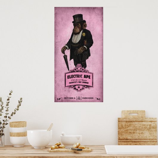 Gigposter - Elektrischer Ape Poster (Küche)