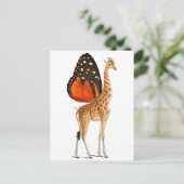 Gigraffe Postkarte (Stehend Vorderseite)