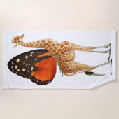 Gigraffe Strandtuch (Vorderseite)