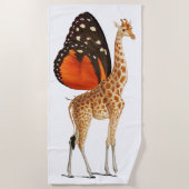 Gigraffe Strandtuch (Vorderseite)