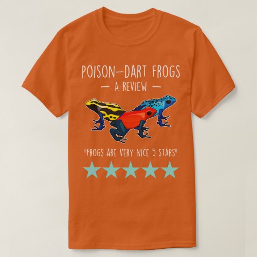 Giison Dart Frog Review T-Shirt (Design vorne)