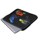 Giison Dart Frogs Laptopschutzhülle (Vorne Knopf)