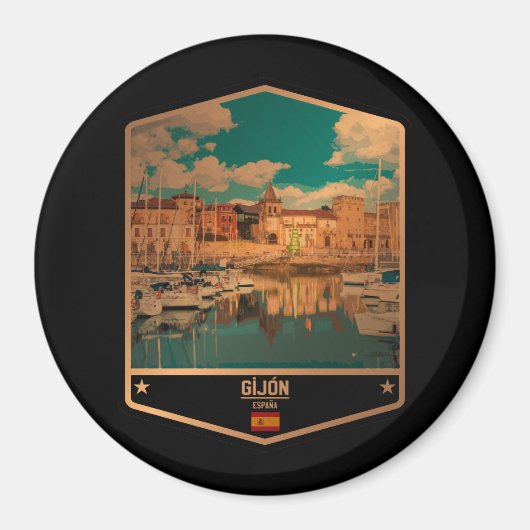 Gijón Magnet (Vorne)