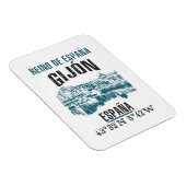 Gijón Magnet (Rechte Seite)