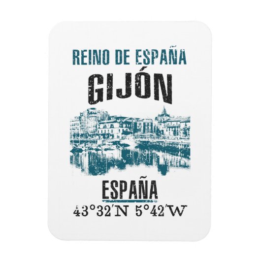 Gijón Magnet (Vertikal)