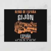 Gijón Postkarte (Vorderseite)