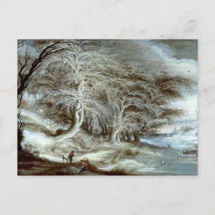 Gijsbrecht Leytens: Eine Winterlandschaft Postkarte