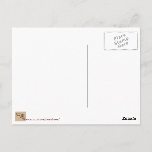 Gil Ancestral Heraldic Shield Postkarte (Rückseite)