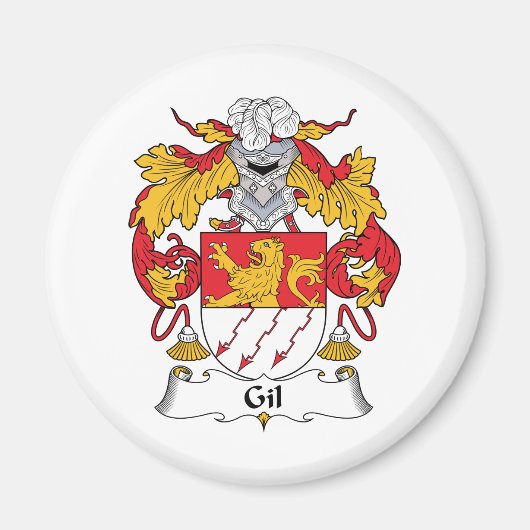 Gil Familienwappen Magnet (Vorne)