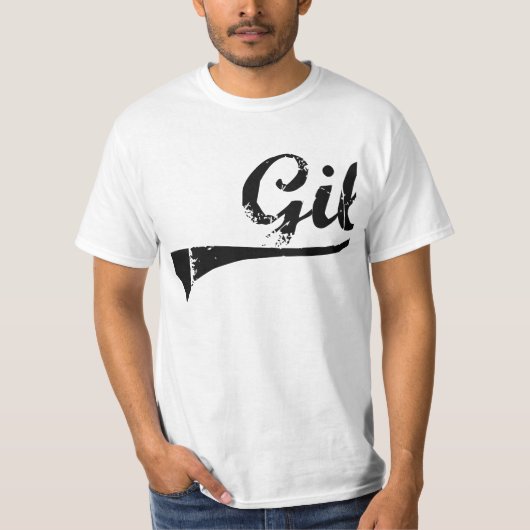 Gil klassischer Art-Name T-Shirt (Vorderseite)