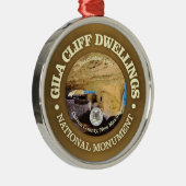 Gila Cliff Dwellings (NM) Ornament Aus Metall (Rechts)