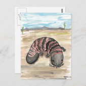 Gila (Ich bin kein) Monster Postkarte (Vorne/Hinten)