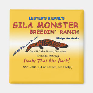Gila-Krustenechse-Steaks Magnet