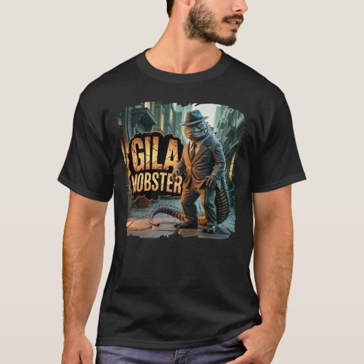 Gila Mobster Fotografy Combo Creature Funny T-Shirt (Vorderseite)