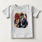 Gila Mobster Illustration Combo Creature Funny Baby T-shirt (Vorderseite)