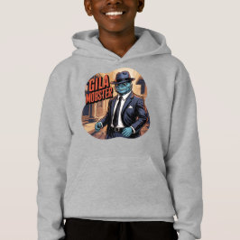Gila Mobster Illustration Combo Creature Funny Hoodie