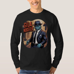 Gila Mobster Illustration Combo Creature Funny T-Shirt