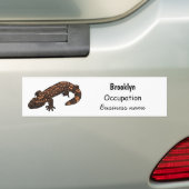 Gila Monster Cartoon Illustration Autoaufkleber (Auf Auto)
