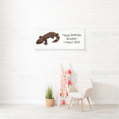 Gila Monster Cartoon Illustration Banner (Insitu)