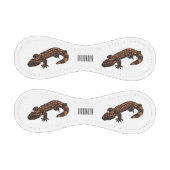 Gila Monster Cartoon Illustration Baseball (Paneele)