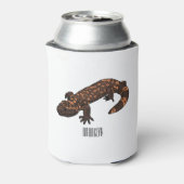 Gila Monster Cartoon Illustration Dosenkühler (Kanne Rückseite)