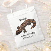 Gila Monster Cartoon Illustration Geschenktütchen (Ausgeschnitten)