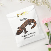 Gila Monster Cartoon Illustration Geschenktütchen (Versiegelt)