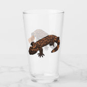 Gila Monster Cartoon Illustration Glas (Vorderseite)