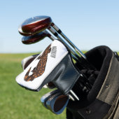 Gila Monster Cartoon Illustration Golf Headcover (In Situ)