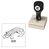 Gila Monster Cartoon Illustration Gummistempel (Stempel)