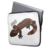 Gila Monster Cartoon Illustration Laptopschutzhülle (Vorderseite Links)