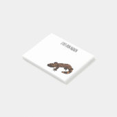 Gila Monster Cartoon Illustration Post-it Klebezettel (angewinkelt)