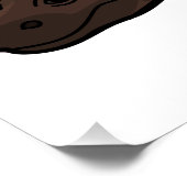 Gila Monster Cartoon Illustration Poster (Ecke)