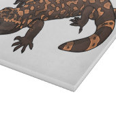 Gila Monster Cartoon Illustration Schneidebrett (Ecke)