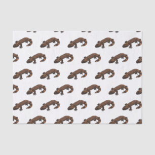 Gila Monster Cartoon Illustration Seidenpapier