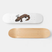 Gila Monster Cartoon Illustration Skateboard (Horizontal)