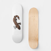 Gila Monster Cartoon Illustration Skateboard (Vorderseite)