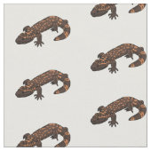Gila Monster Cartoon Illustration Stoff (Nahaufnahme)