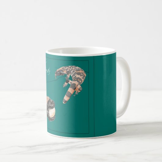 Gila-Monster Kaffeetasse (VorderseiteRechts)