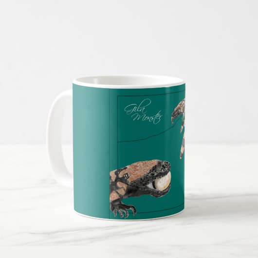 Gila-Monster Kaffeetasse (Vorderseite Links)
