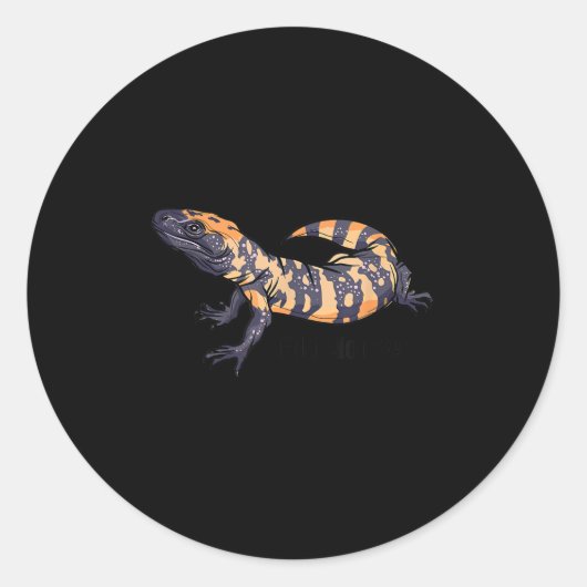 Gila Monster Runder Aufkleber (Vorderseite)